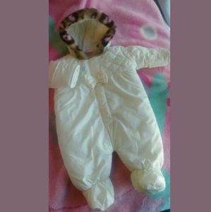   Pistachio Infant Girl Plush Faux Fur hoody